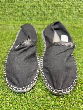 Havaianas Black Espadrille Slip-On Shoes Size 11W/9M